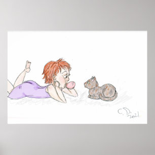 Bubblegum-Tails & Tots Poster