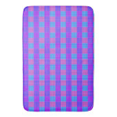Bubblegum Tartan Print, Badmat (Voorkant Verticaal)