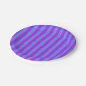 Bubblegum Tartan Print, Papieren Bordje (Gekanteld)