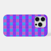 Bubblegum Tartanprint iPhone Hoesje (Achterkant horizontaal)