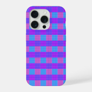 Bubblegum Tartanprint iPhone 15 Pro Case