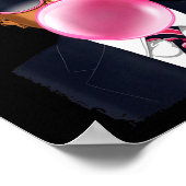 Bubblegum Trump Blowing Bubble Gum Christmas Nk Tr Poster (Hoek)