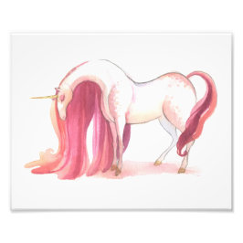 Bubblegum Unicorn fotoprint Foto Afdruk