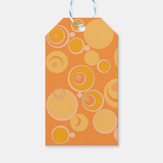 Bubblegumbelletjes overal Oranje Cadeaulabel (Voorkant)