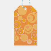 Bubblegumbelletjes overal Oranje Cadeaulabel (Achterkant)