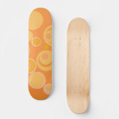 Bubblegumbelletjes overal Oranje Persoonlijk Skateboard (Voorkant)