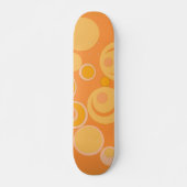 Bubblegumbelletjes overal Oranje Persoonlijk Skateboard (Voorkant)