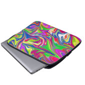 Bubblegummarmer, laptophoes laptop sleeve (Voorkant onderkant)