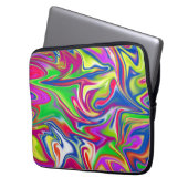 Bubblegummarmer, laptophoes laptop sleeve (Voorkant Links)