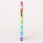 Bubblegumregenboog en witte strepen Case-Mate iPhone case (Achterkant / rechts)
