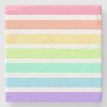 Bubblegumregenboog en witte strepen