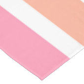 Bubblegumregenboog en witte strepen tafelkleed (Gekanteld)