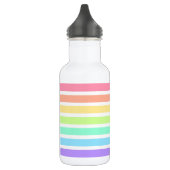 Bubblegumregenboog en witte strepen waterfles  (Links)