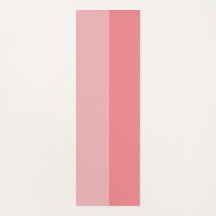 Bubblegumroze met twee tongen gestript jogasmat