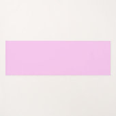 Bubblegumroze pasta vaste kleur op beide zijden va yogamat (Voorkant (horizontaal))