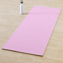 Bubblegumroze pasta vaste kleur op beide zijden va yogamat