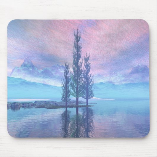 Bubblegumverlichting Muismat (Voorkant)