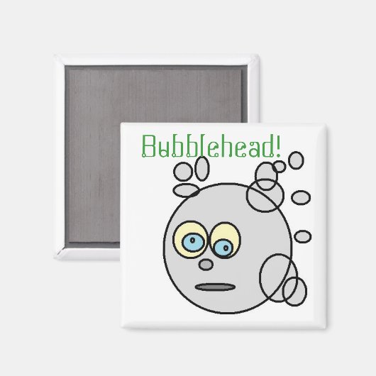 Bubblehead. Magneet (Voorkant / Achterkant)
