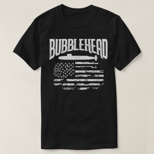 Bubblehead Submarine Veteran T Shirt - Gift for Su (Design voorkant)