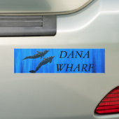 Bubblepacific bumper stickers, Dana wharf Dolphins Bumpersticker (Op auto)