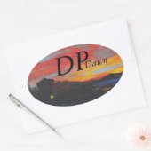 Bubblepacific bumper stickers, DP dawn Ovale Sticker (Envelop)