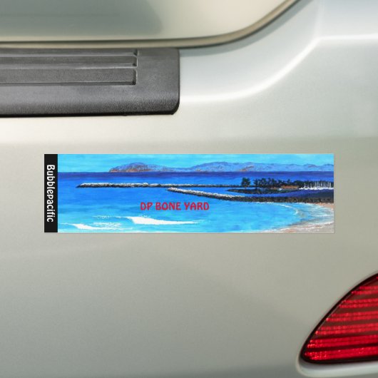 Bubblepacific bumper stickers, dp-haven bumpersticker (Op auto)