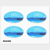 Bubblepacific bumper stickers, DP ovale haven Sticker (Vel)