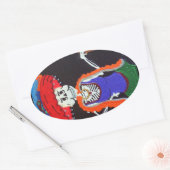 Bubblepacific bumper stickers, grand oma ovale sticker (Envelop)