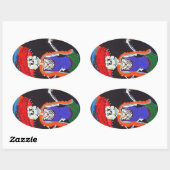 Bubblepacific bumper stickers, grand oma ovale sticker (Vel)