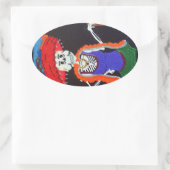 Bubblepacific bumper stickers, grand oma ovale sticker (Tas)