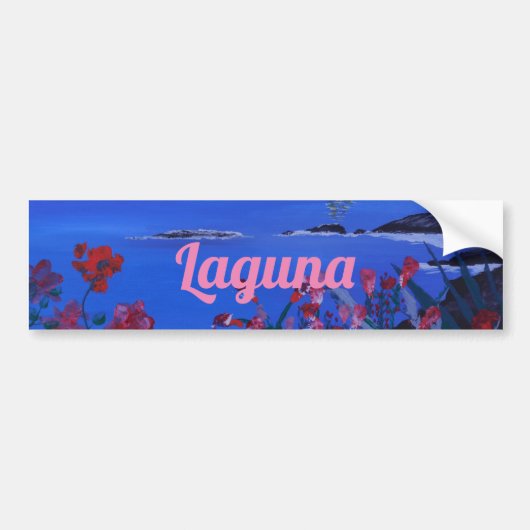 Bubblepacific bumper stickers, laguna bumpersticker (Voorkant)