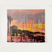 Bubblepacific wall tapestry, Dana guard toren Wandkleed (Voorkant (horizontaal))