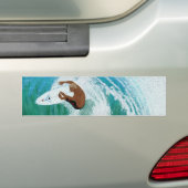 Bubblepacifische bumperstickers, daken bumpersticker (Op auto)
