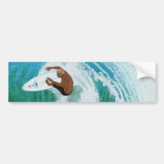 Bubblepacifische bumperstickers, daken bumpersticker (Voorkant)