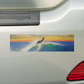 Bubblepacifische bumperstickers, daken bumpersticker (Op auto)