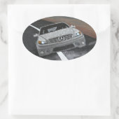 Bubblepacifische bumperstickers, Mercedes Ovale Sticker (Tas)