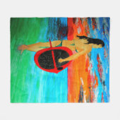 Bubblepacifische dekens (Voorkant (Horizontaal))