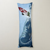 Bubblepacifische kussens, aan beide zijden gelijk lichaamskussen (Achterkant (Verticaal))