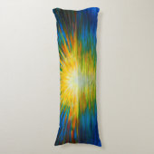 Bubblepacifische kussens, aan beide zijden gelijk lichaamskussen (Voorkant Verticaal)