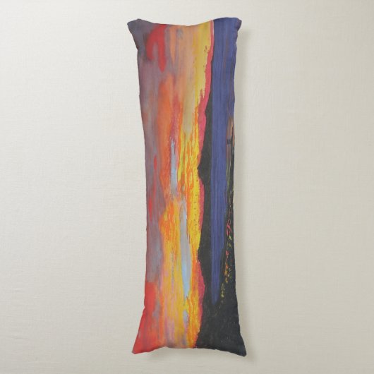 Bubblepacifische kussens, aan beide zijden hetzelf lichaamskussen (Voorkant Verticaal)