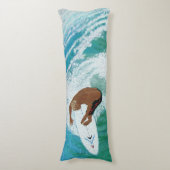 Bubblepacifische kussens, daksurfer lichaamskussen (Voorkant Verticaal)