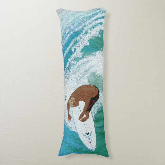 Bubblepacifische kussens, daksurfer lichaamskussen (Voorkant Verticaal)