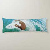 Bubblepacifische kussens, daksurfer lichaamskussen (Achterkant)