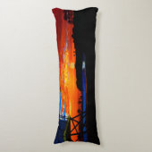 Bubblepacifische kussens, Dana-punt lifeguard-tore Lichaamskussen (Voorkant Verticaal)