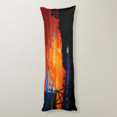 Bubblepacifische kussens, Dana-punt lifeguard-tore Lichaamskussen (Achterkant (Verticaal))