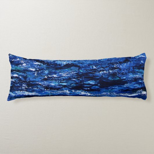 Bubblepacifische kussens, geweldig wit en oceaanwa lichaamskussen (Voorkant)