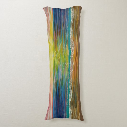 Bubblepacifische kussens, golven aan twee zijden g lichaamskussen (Voorkant Verticaal)