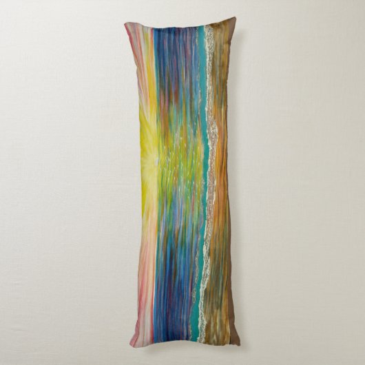 Bubblepacifische kussens, golven aan twee zijden g lichaamskussen (Achterkant (Verticaal))