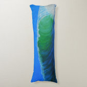 Bubblepacifische kussens, golven aan twee zijden g lichaamskussen (Voorkant Verticaal)