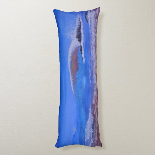 Bubblepacifische kussens, kustlijn lichaamskussen (Achterkant (Verticaal))